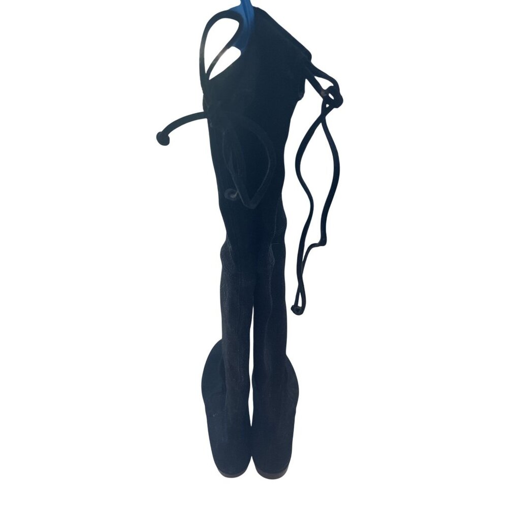 Stuart Weitzman Suede Boots With Drawstring Closu… - image 2